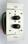 Single Pole 600 Watt Dimmer Switch Black Inlay