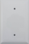 Jumbo White One Gang Blank Switch Plate