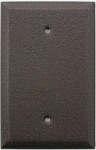 Jumbo Brown Wrinkle 1 Gang Blank Wall Plate