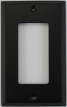 Matte Black 1 Gang GFCI/Rocker Wall Plate