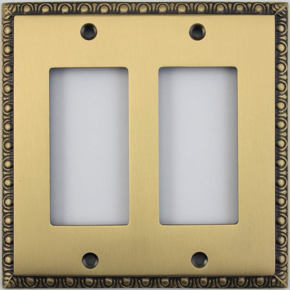thumbnail image 2 of Weybridge Classic SingleToggle, Duplex, GFCI Double Toggle,GFCI Wall Plates GOLD 2 of 6