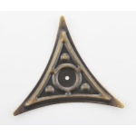 Aged Antique Brass Dust Corner