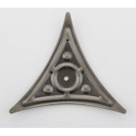 Antique Pewter Dust Corner