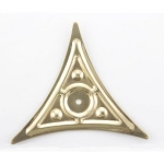 Polished Brass Dust Corner