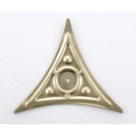 Unlacquered Brass Dust Corner