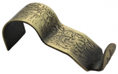Antique Brass Floral Hook (055AB)