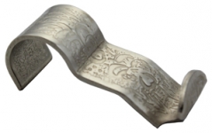Polished Nickel Floral Hook (055N)