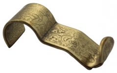 Polished Brass Floral Hook (055)