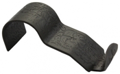 Antique Pewter Floral Hook (055PW)