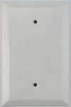 Jumbo Matte White 1 Gang Blank Switch Plate